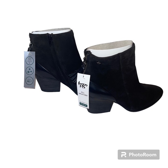 New Paul Green Jade Bootie Black Hydro Tim Water Resistant Women’s Size 7.5 - Picture 6 of 9